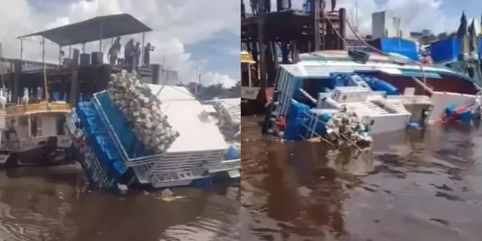 Embarcac-o-pesqueira-naufraga-em-cais-de-Braganca