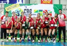 O Pará com uma campanha 100% de aproveitamento sagrou-se campeão brasileiro de vôlei feminino Sub-16 da segunda divisão