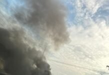 Vídeo: BR-316 é bloqueada por manifestação com queima de pneus na saída de Belém