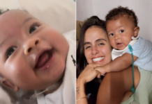 Vídeo: Carol Peixinho encanta seguidores ao mostrar Bento sorridente em novo vídeo